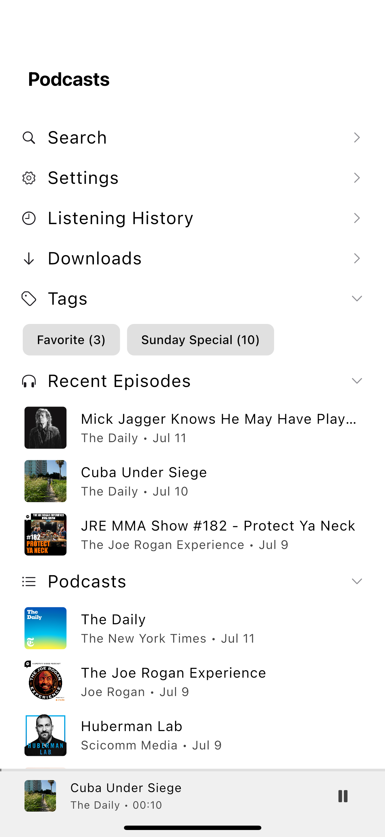 TAG Casts screenshot 1